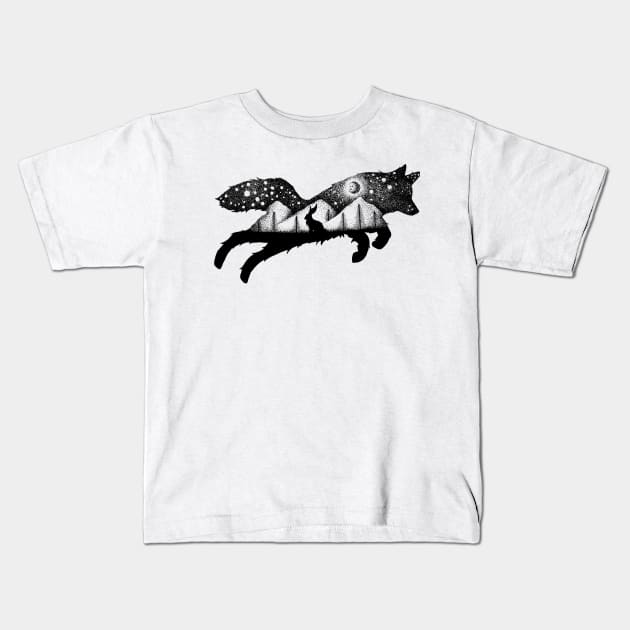 FOX AND HARE Kids T-Shirt by thiagobianchini